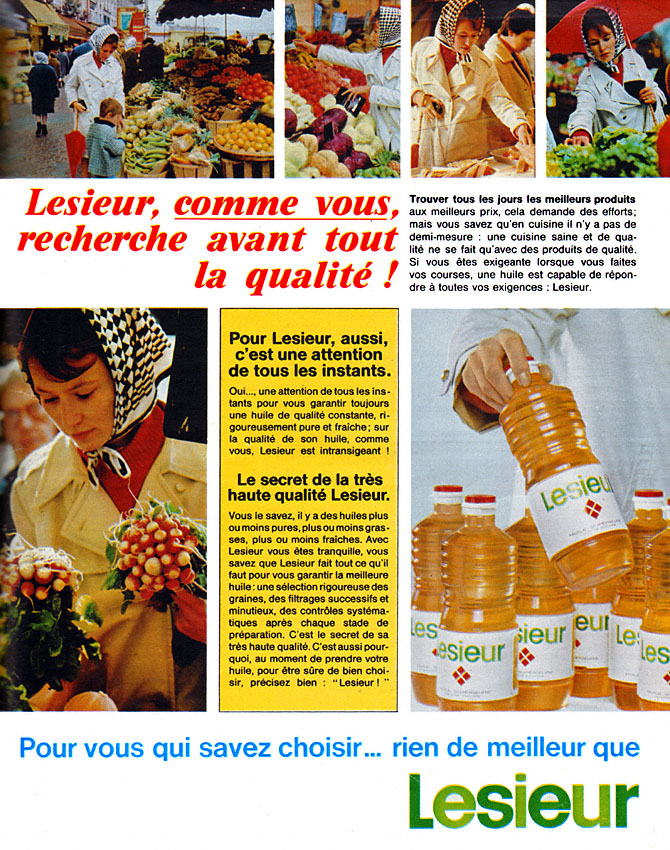 Publicit� Lesieur 1967