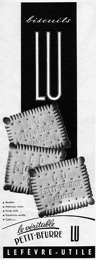 Publicit� Lu 1953