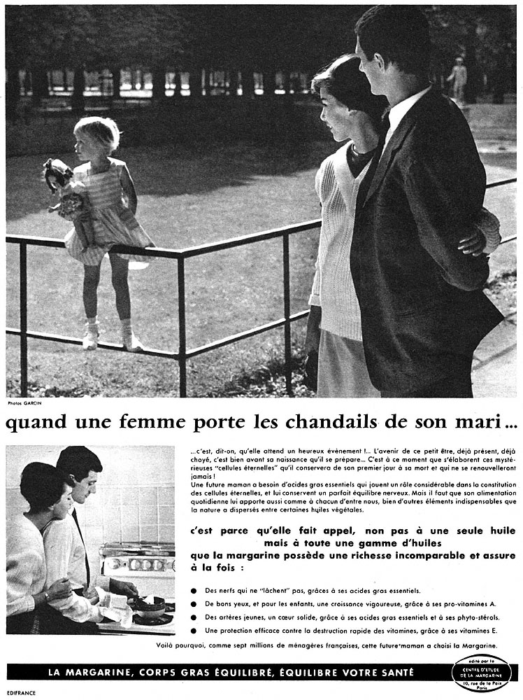 Publicit� Margarine 1959