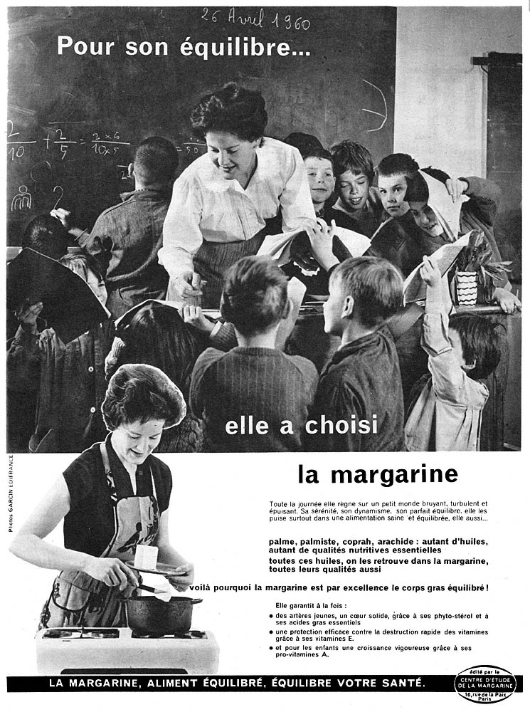Publicit� Margarine 1960