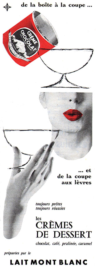 Publicit� Mont Blanc 1956