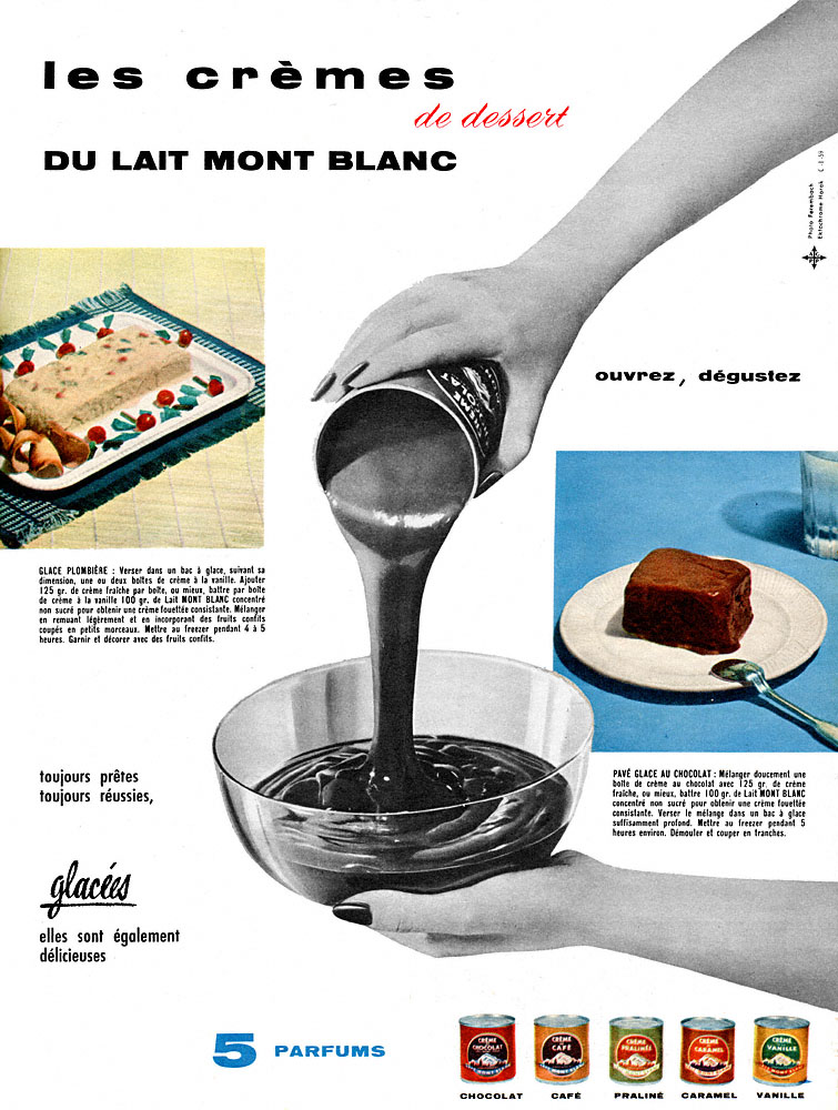 Publicit� Mont Blanc 1959