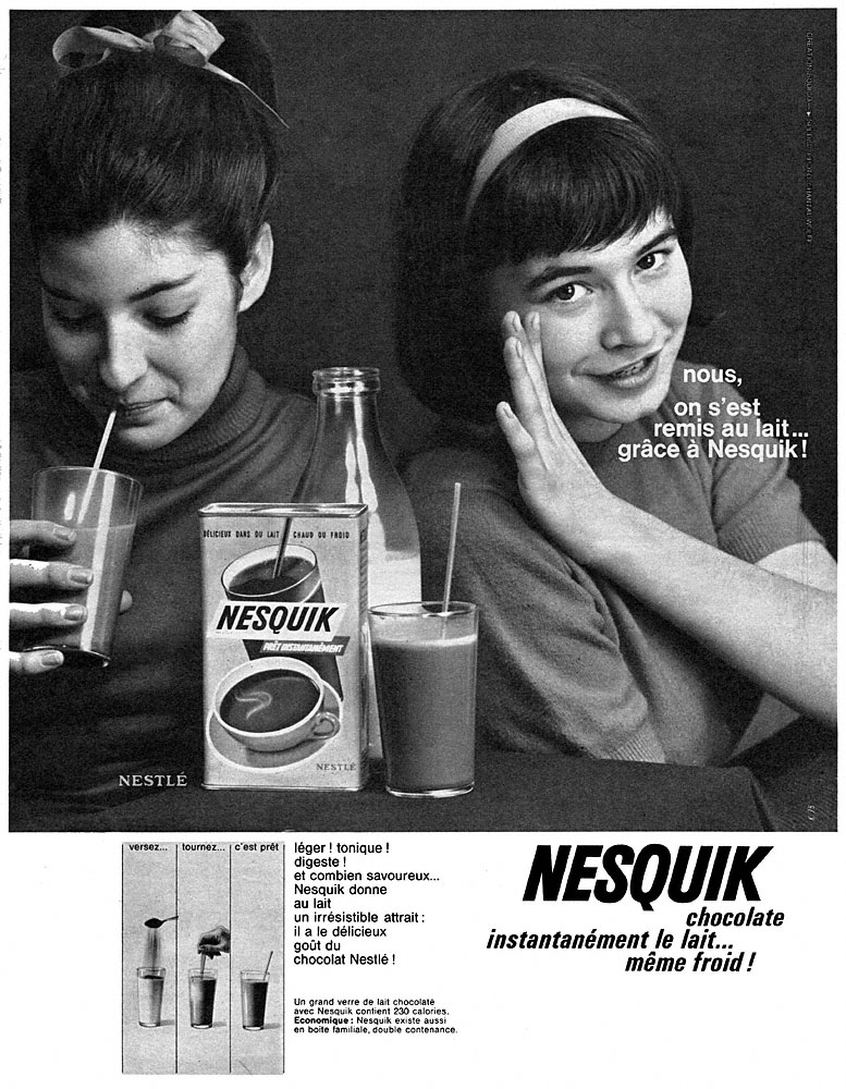 Publicit� Nesquik 1963