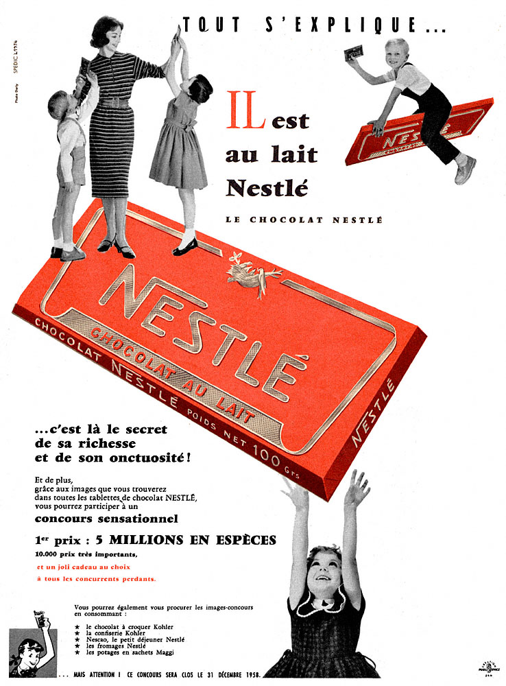 Marque Nestl� 1958