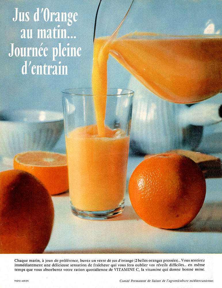 Publicit� Orange 1959