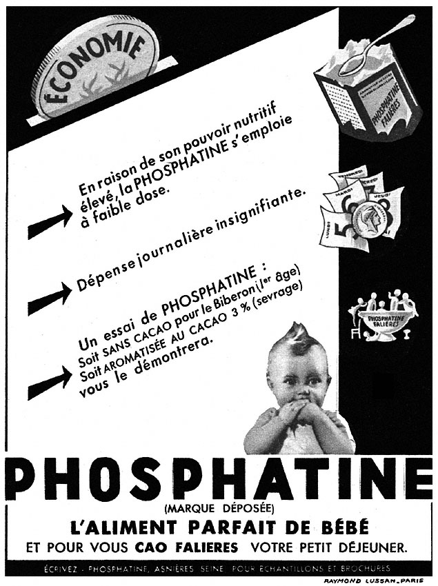 Publicit� Phosphatine 1952