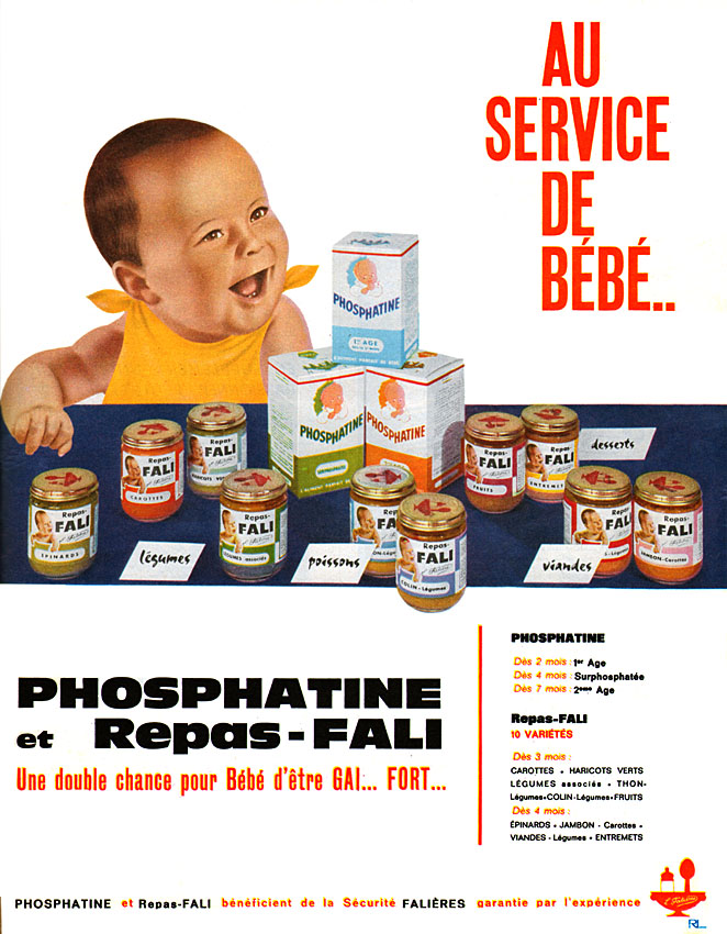 Publicit� Phosphatine 1962