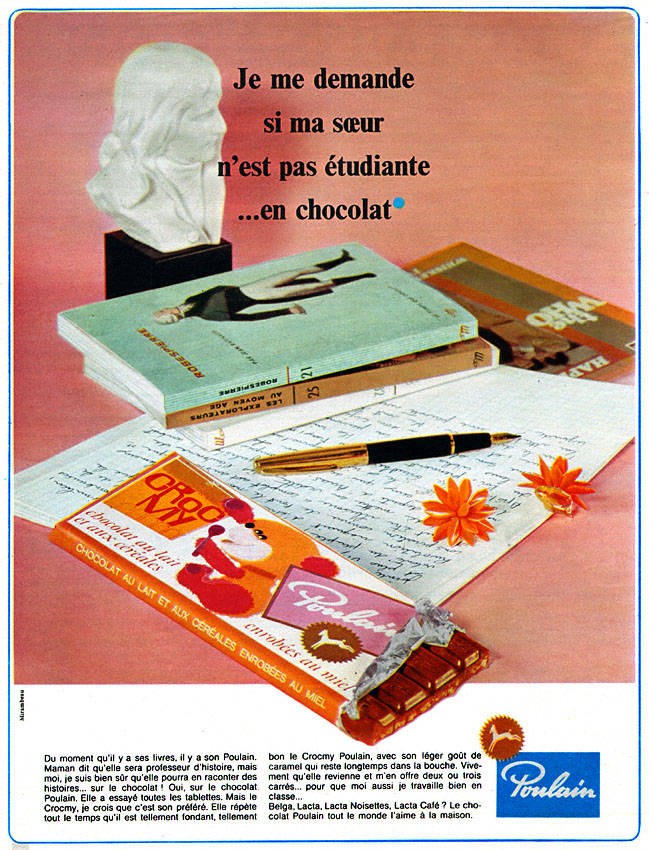 Publicit� Poulain 1967