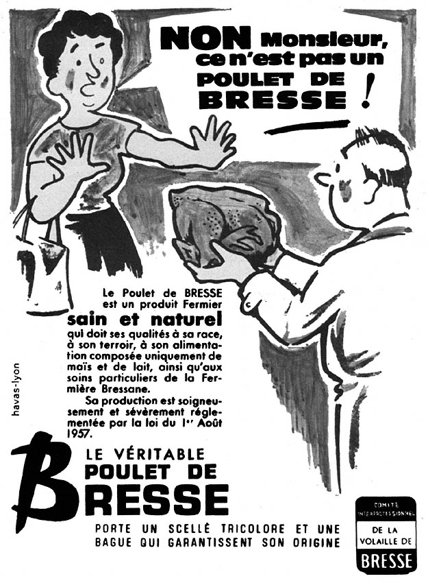 Publicit� Poulet 1963