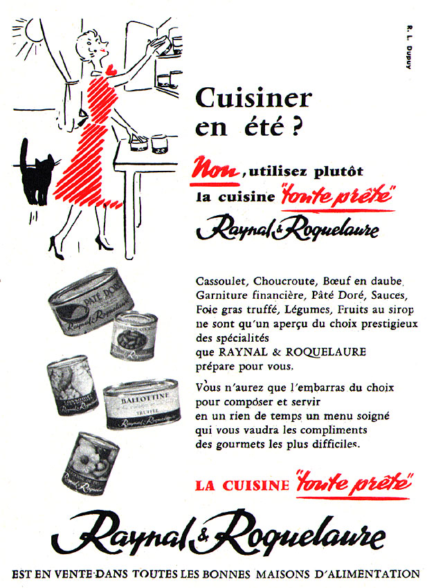 Marque Raynal & Roquelaure 1956