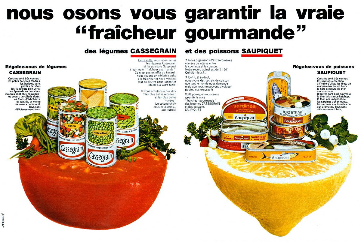 Marque Saupiquet 1969