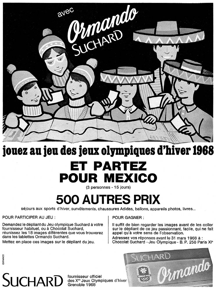 Publicit� Suchard 1967