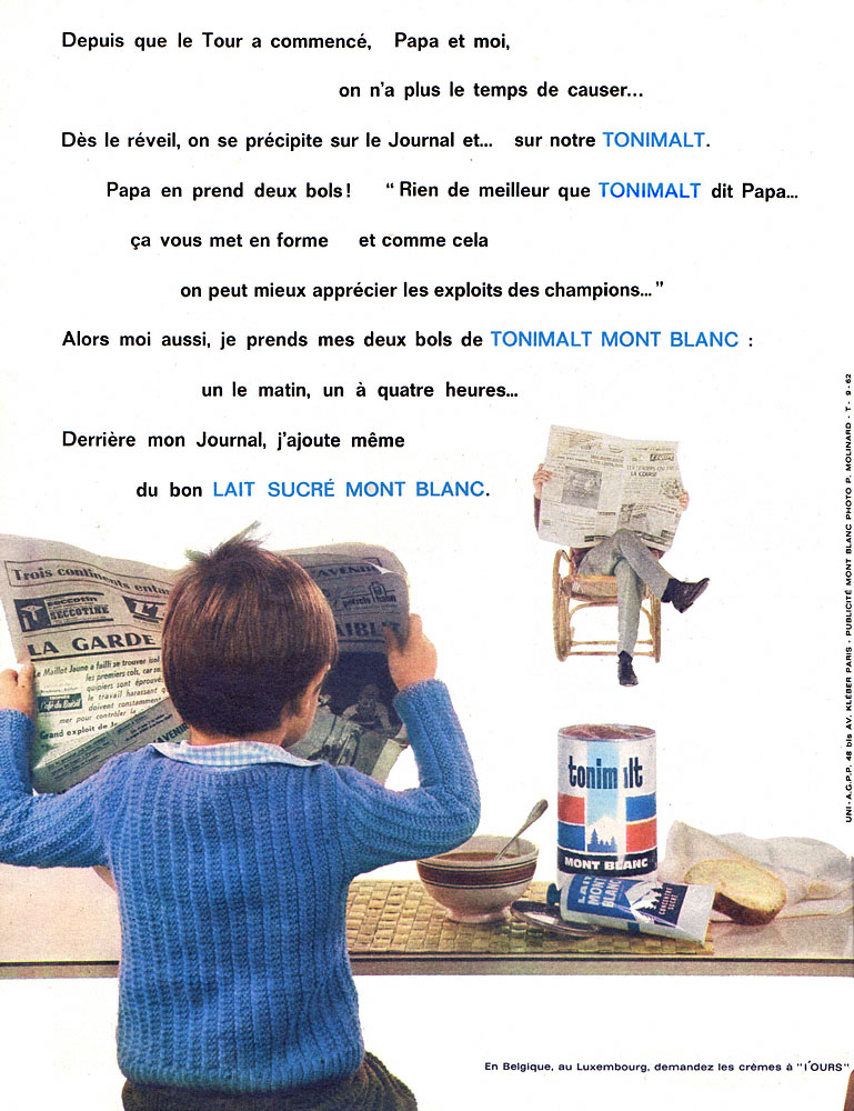 Publicit� Tonimalt 1962