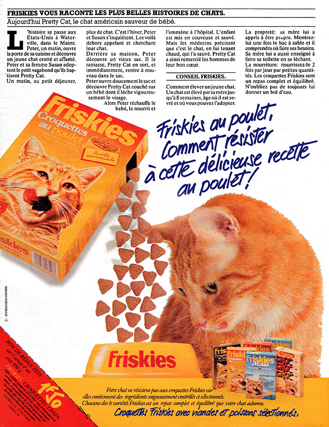 Marque Friskies 1982