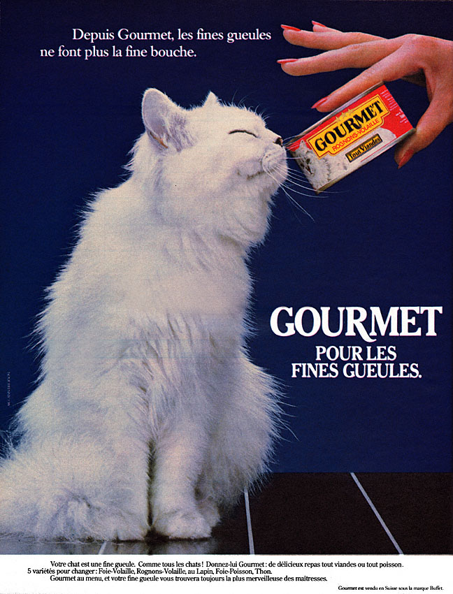 Publicit� Gourmet 1982