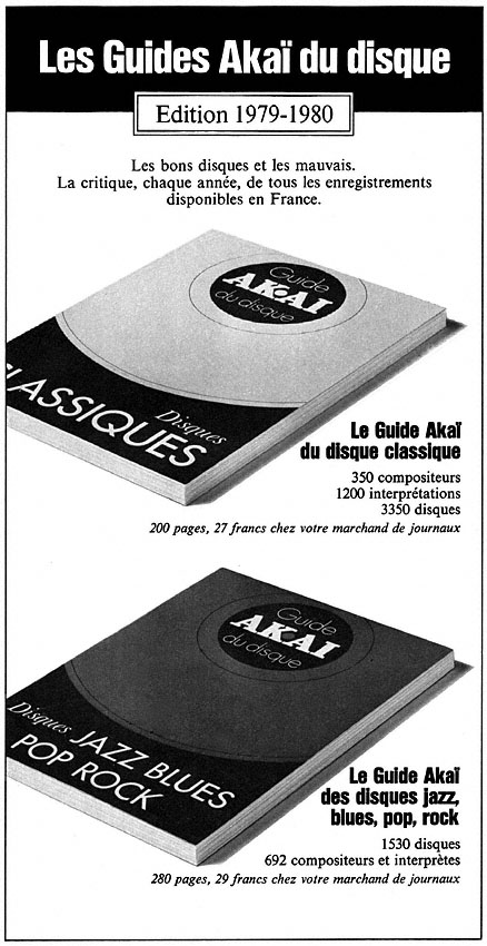 Publicit� Akai 1979