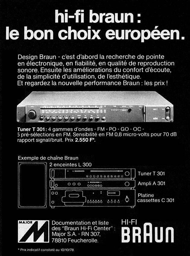 Publicit� Braun 1978