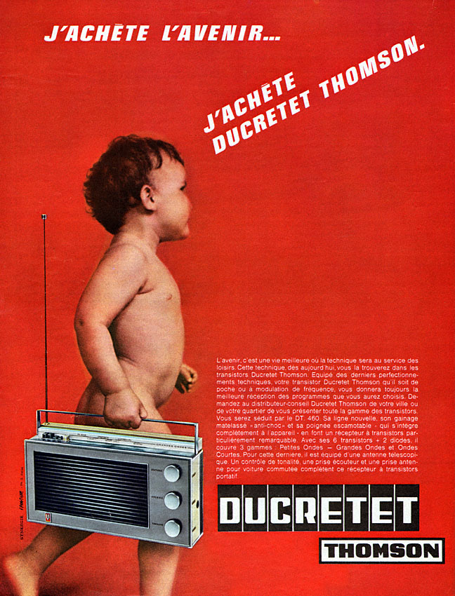 Publicit� Ducretet-Thomson 1966