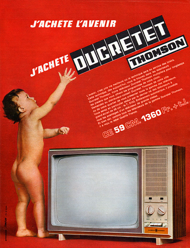 Publicit� Ducretet-Thomson 1966