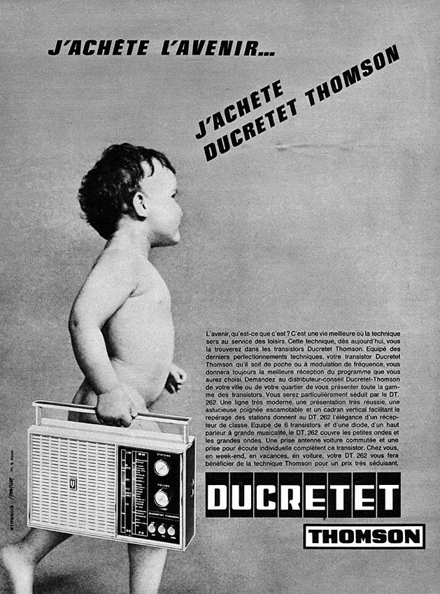 Publicit� Ducretet-Thomson 1966