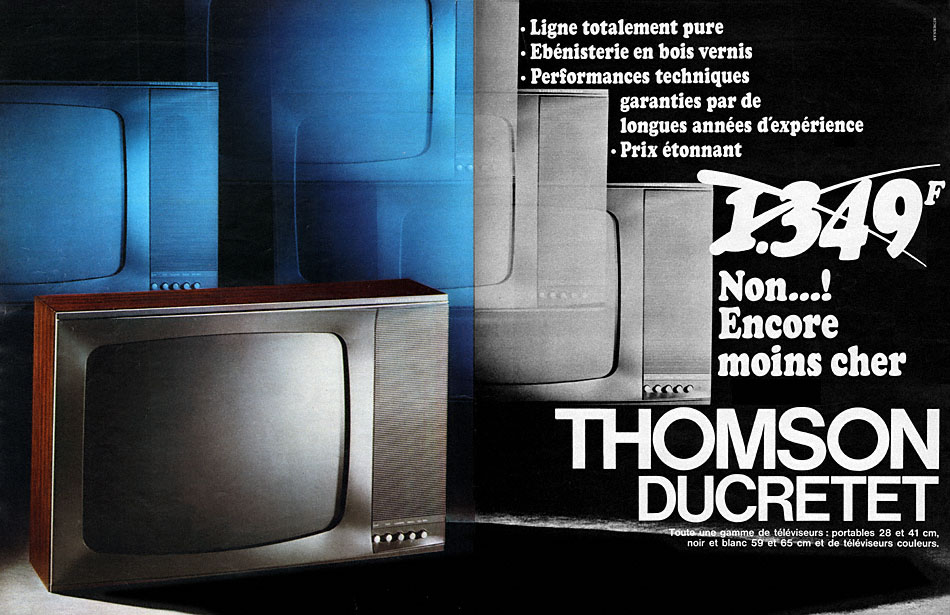 Publicit� Ducretet-Thomson 1968