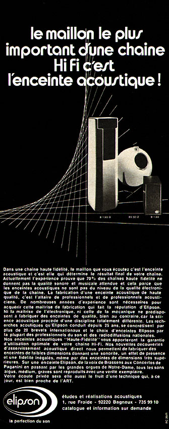 Marque Elipson 1974