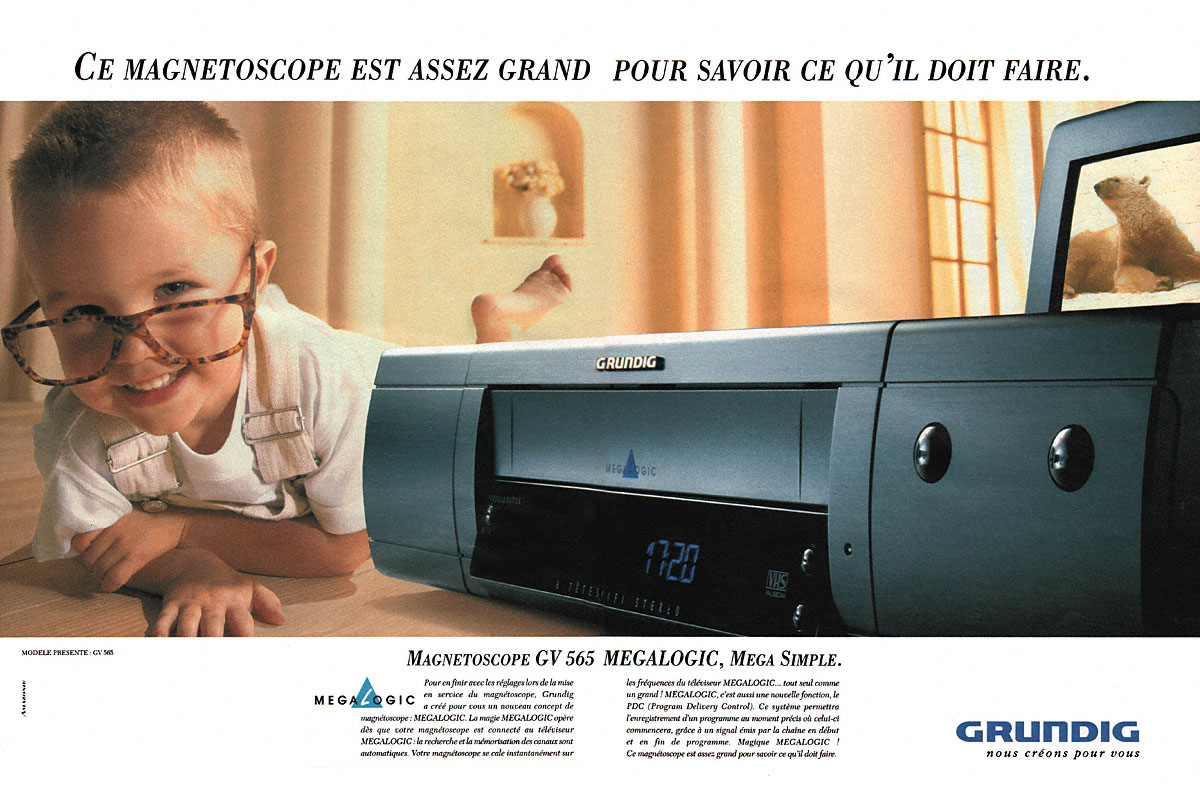 Publicit� Grundig 1995