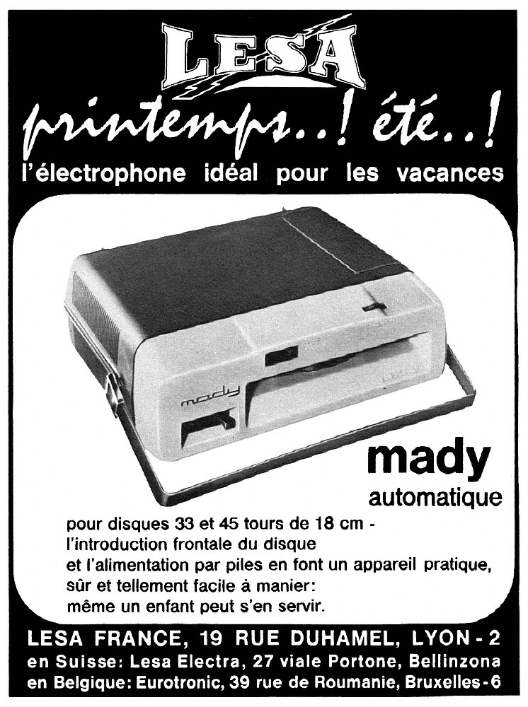 Publicit� Lesa 1968