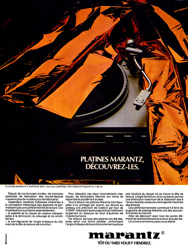 Marque Marantz 1979
