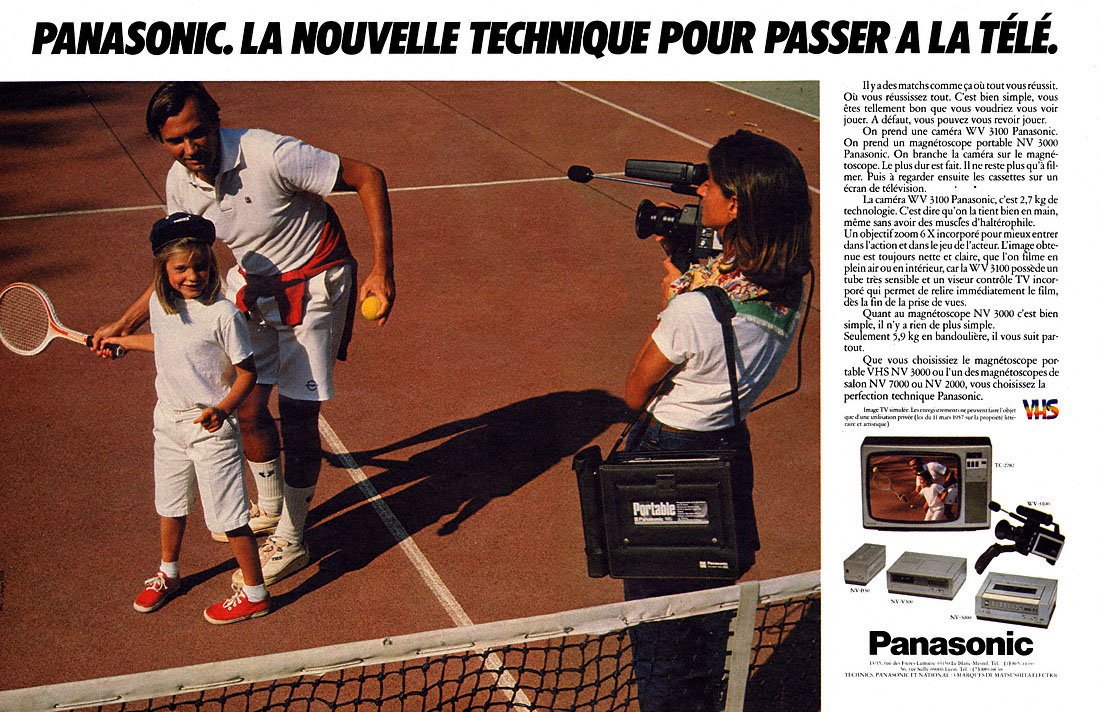 Publicit� Panasonic 1981