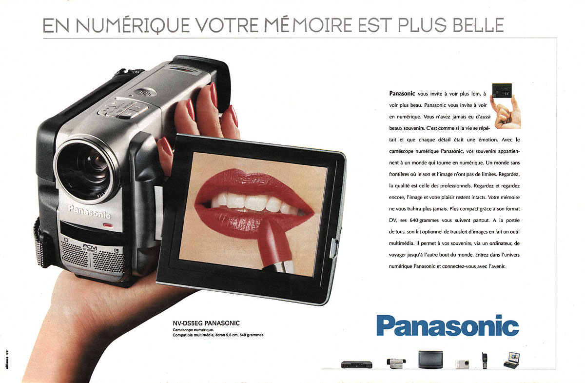 Publicit� Panasonic 1998