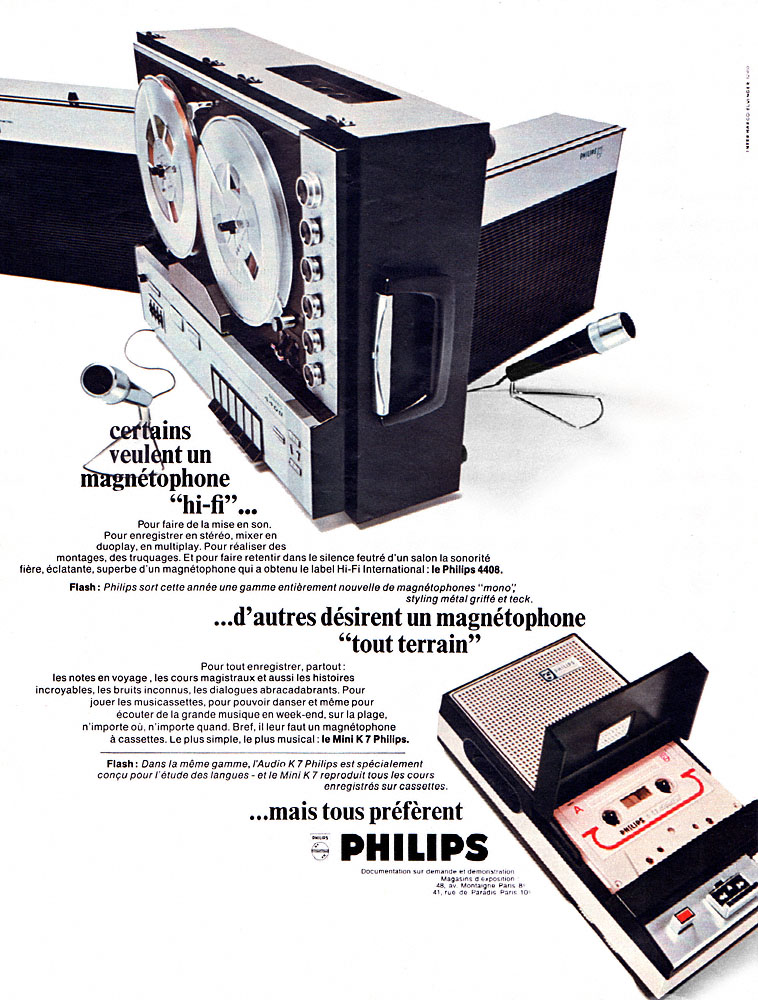 Publicit� Philips 1968