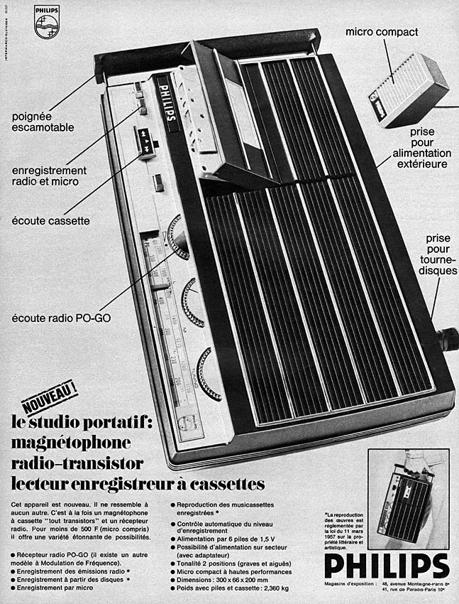 Publicit� Philips 1968