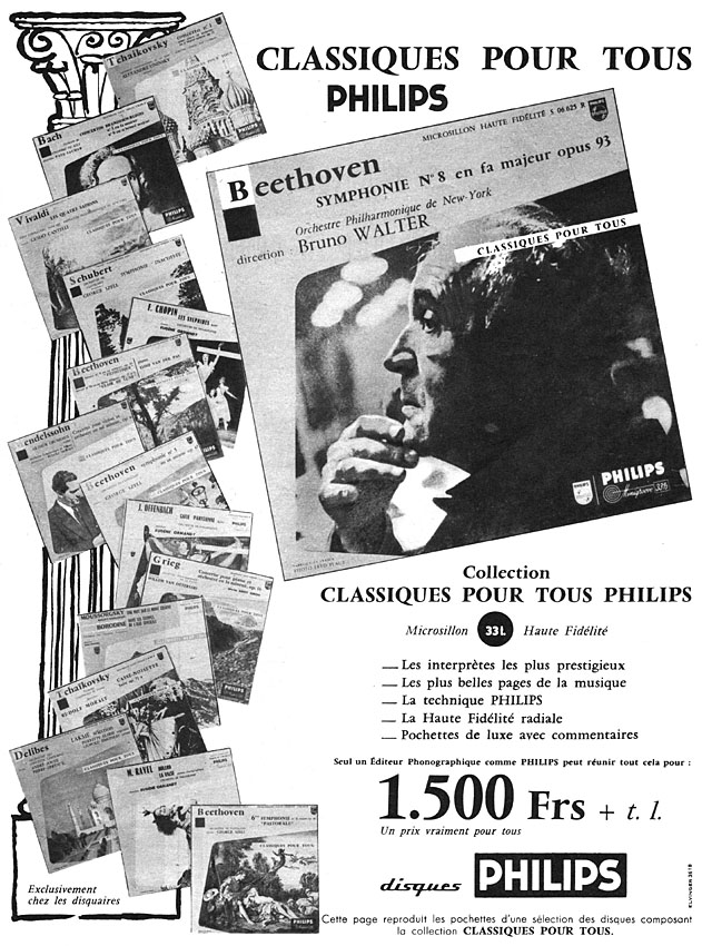 Publicit� Philips 1956