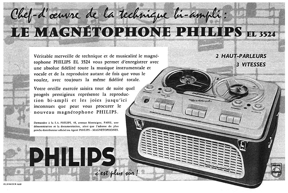 Publicit� Philips 1960