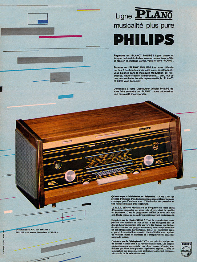Publicit� Philips 1963