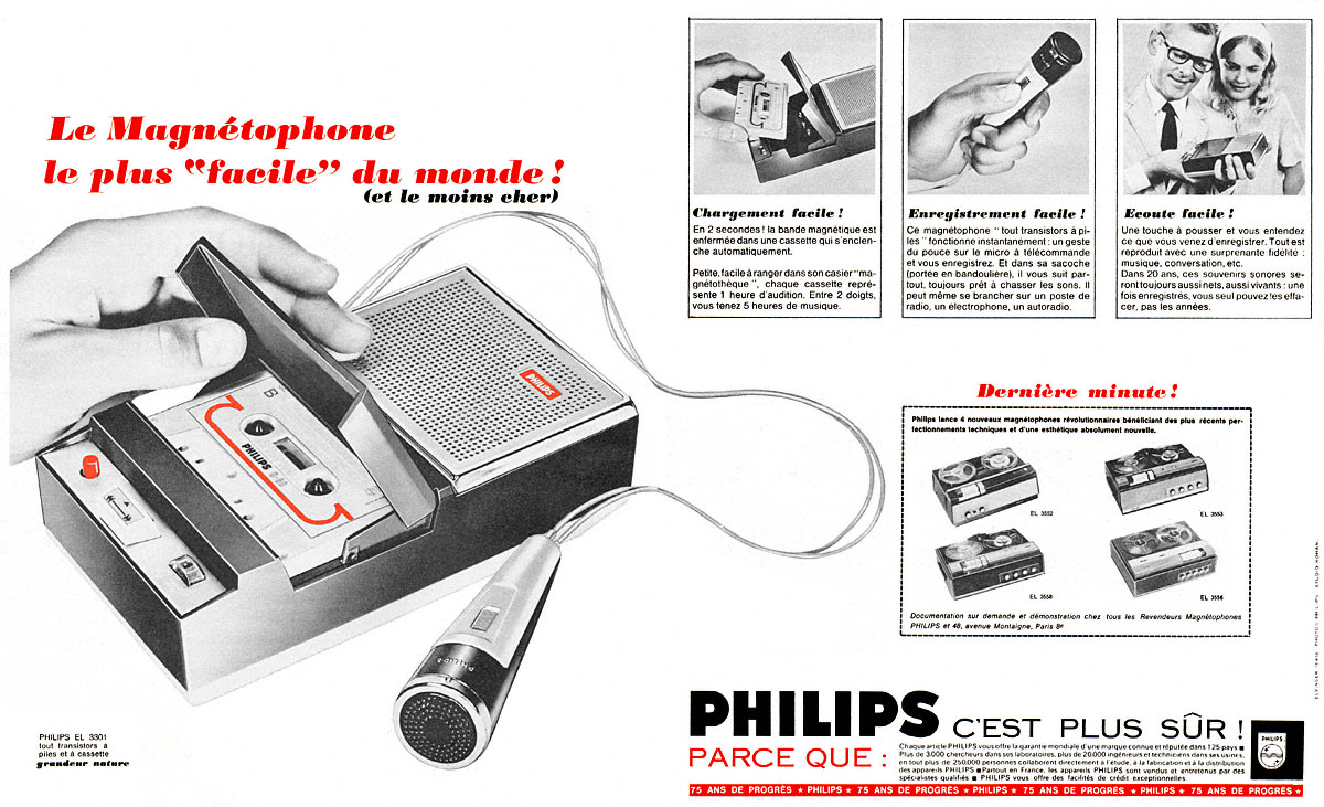 Publicit� Philips 1965
