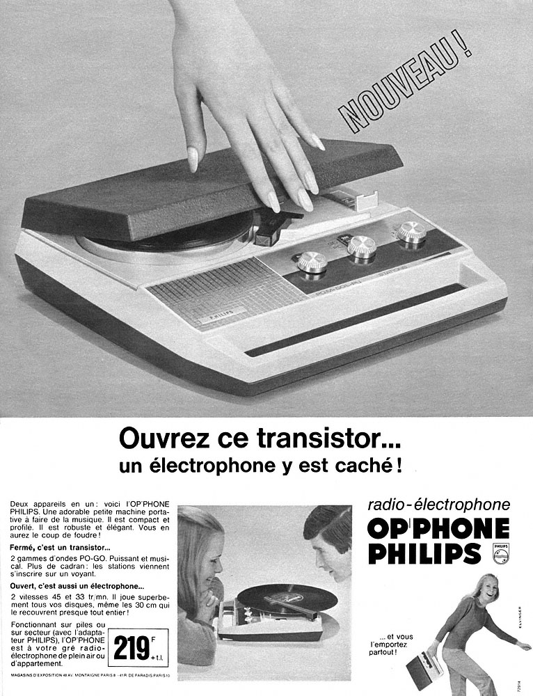 Publicit� Philips 1967