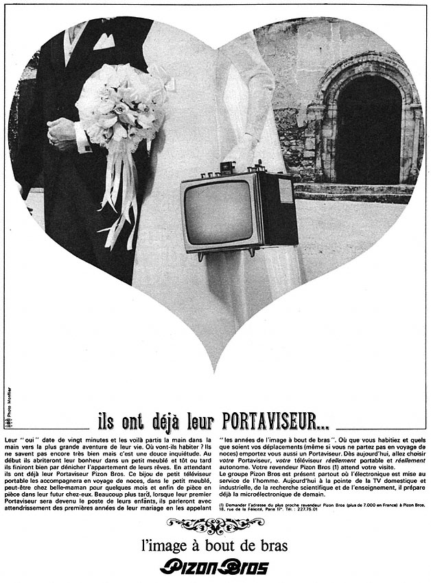 Publicit� Pizon Bros 1966