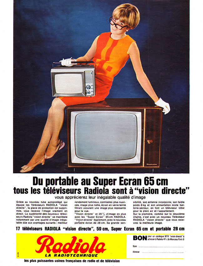 Publicit� Radiola 1966