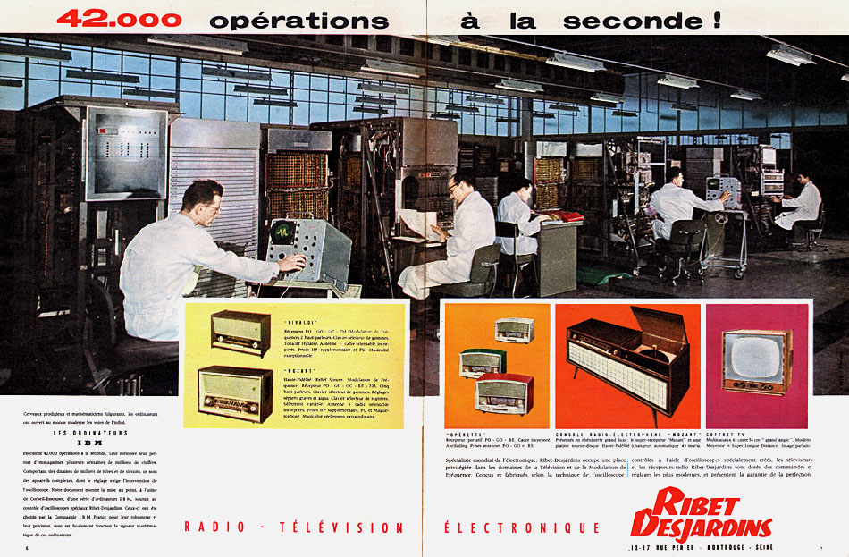 Publicit� Ribet Desjardins 1958