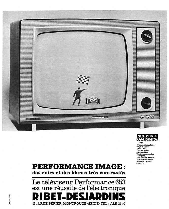 Publicit� Ribet Desjardins 1962