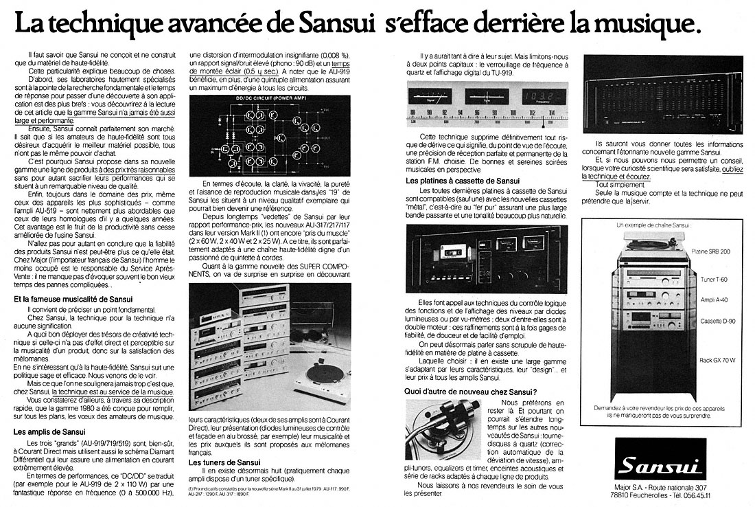 Marque Sansui 1979