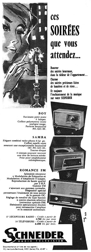 Marque Schneider 1959