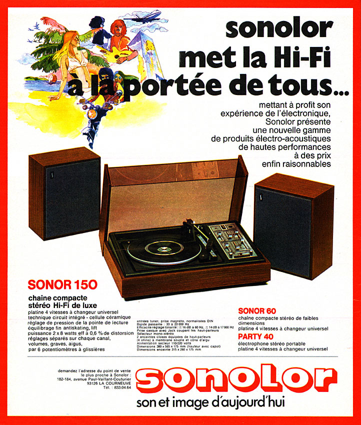 Marque Sonolor 1974