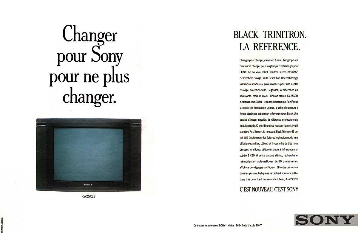 Marque Sony 1987