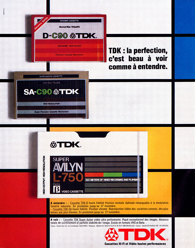 Publicit� Tdk 1981