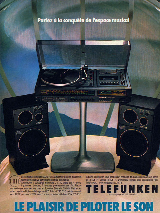 Publicit� Telefunken 1978