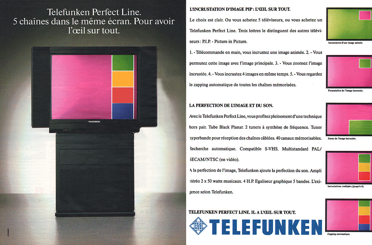 Publicit� Telefunken 1991