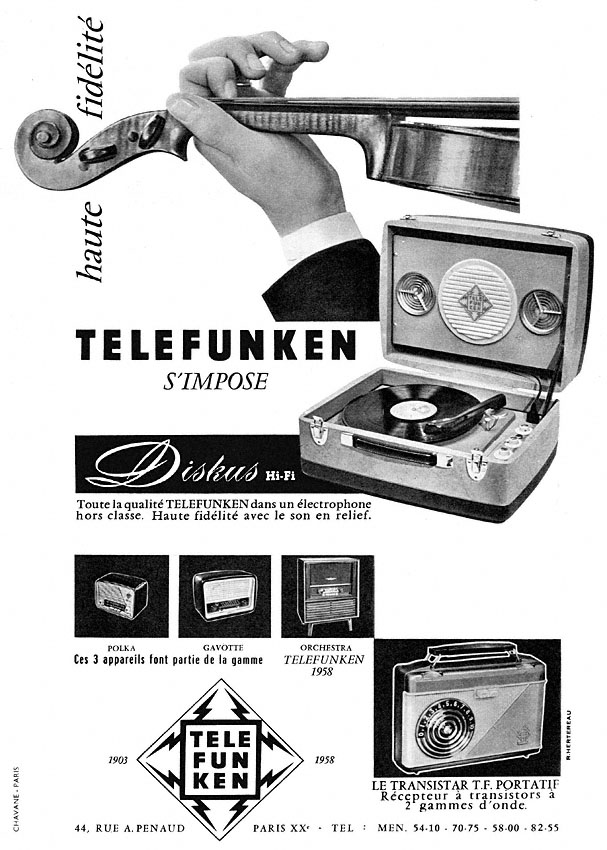 Marque Telefunken 1957